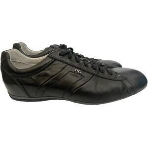 Nero Giardini Sport Sneakers •Men 42/US 10• Casual Athletic Shoes Black Leather